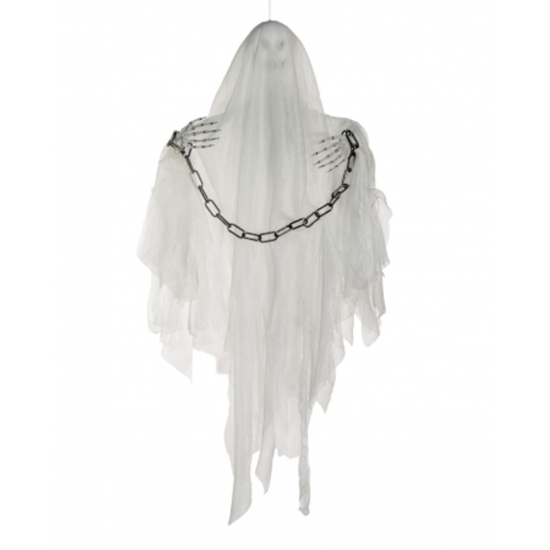 Chained Castle Ghost With Movement, Light & Sound 85cm