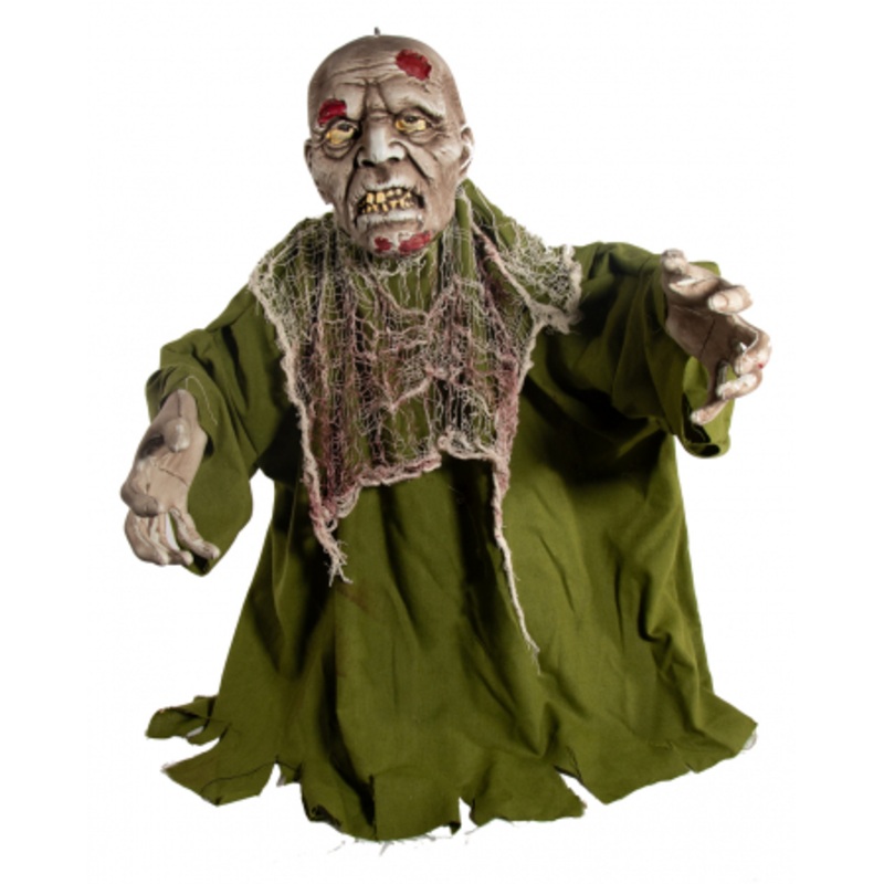 Fashionable Green Zombie Groundbreaker With Movement, Light & Sound 60cm
