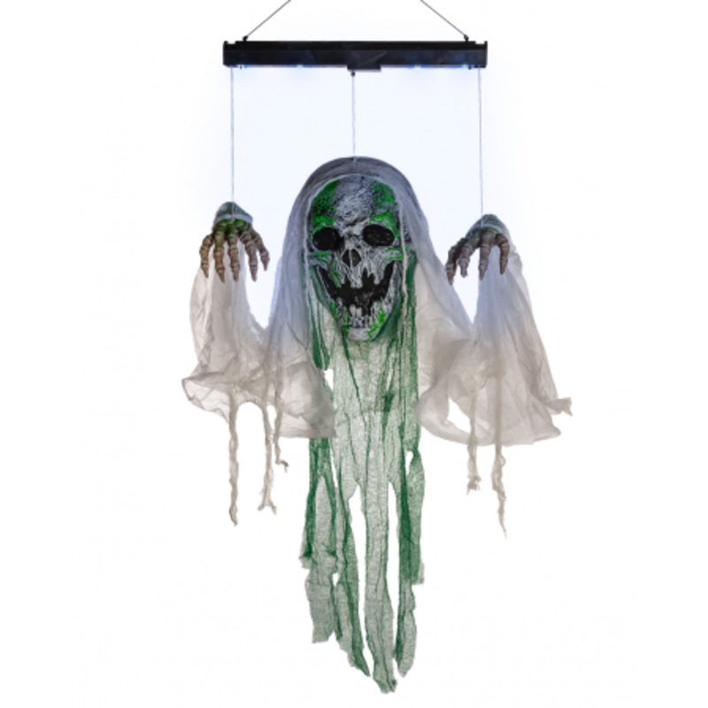 Floating Rag Ghost With Light & Sound 120cm