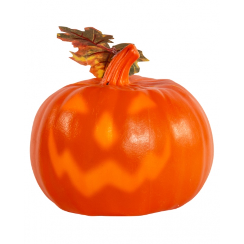 Talking Pumpkin With Jack O'Lantern Face 23cm