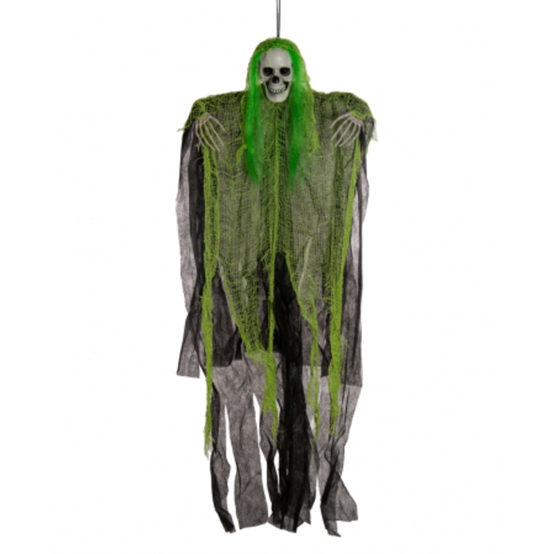 Tattered Ghost With Neon Green Hair 110cm